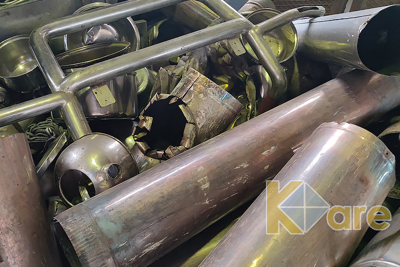 Nerūsējoša tērauda lūžņi